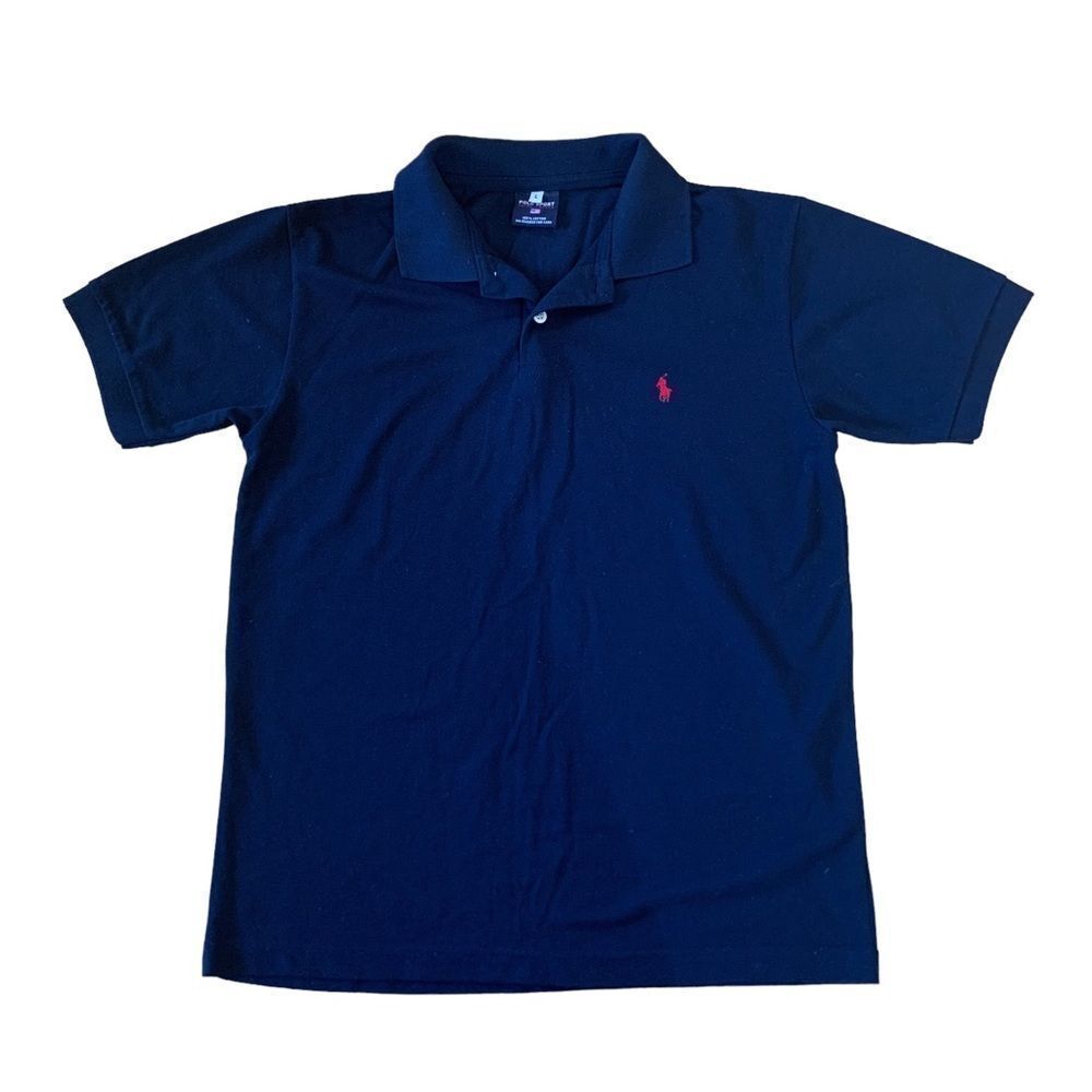 Navy Polo Sport Ralph Lauren Short Sleeve Polo Shirt Size Large